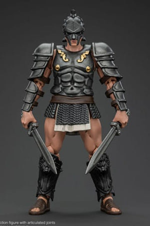 Strifactie Figuur 1/18 Romeinse gladiator Dimachaerus gladiator 11 cm