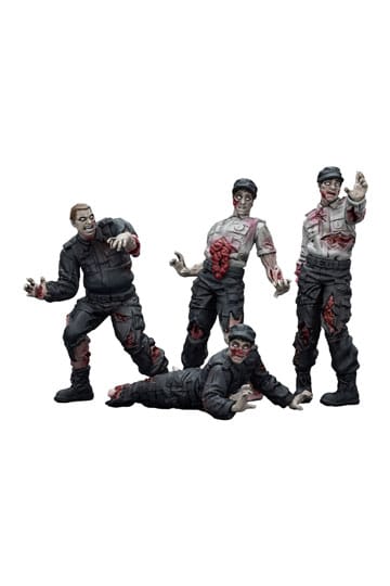 Zombie Dark Source Actiefiguren 4-Pack Beveiligers 8 cm