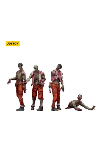 Zombie Dark Source-actiefiguren 4-pack Mechanic Team 8 cm