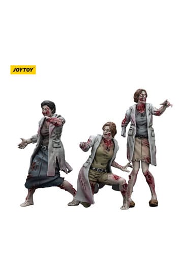 Zombie Dark Source-actiefiguren 3-pack Medics 8 cm