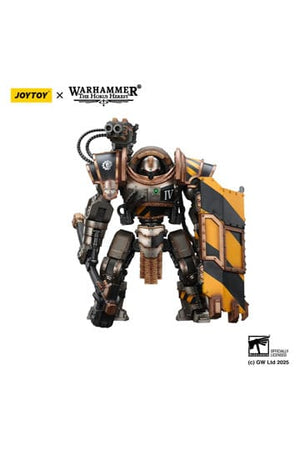 Warhammer The Horus Heresy Actiefiguur Iron Warriors Iron Circle Domitar-Ferrum Class Battle-automaten met Karceri Battle Shield 24 cm