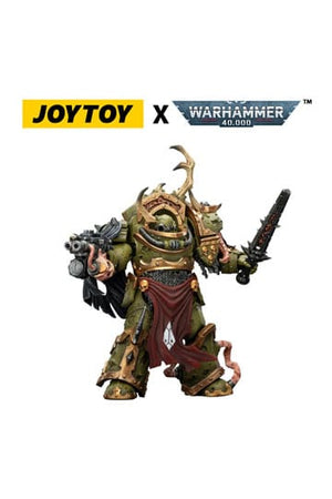 Warhammer 40.000 actiefiguur Death Guard Blightlord Terminator 3 met Combi-bolter en Bubotic Blade 14 cm