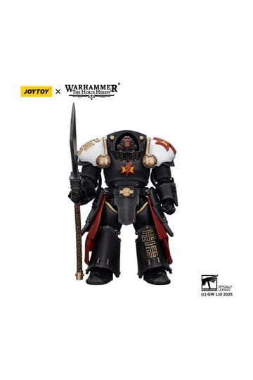 Warhammer The Horus Heresy Actiefiguur White Scars Ebon Keshig Terminator 2 met Power Glaive 13 cm