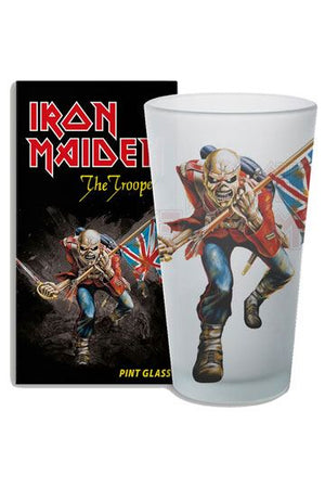 Iron Maiden pint glas de trooper