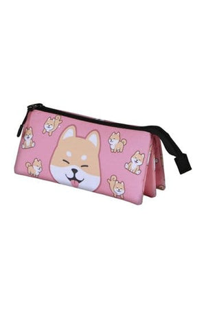 Oh mijn pop! Triple Etui Shiba Roze