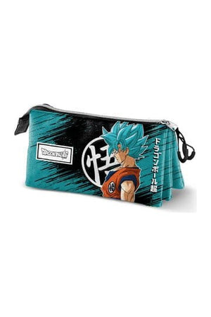 Dragon Ball Triple Etui Saiyajin Blauw