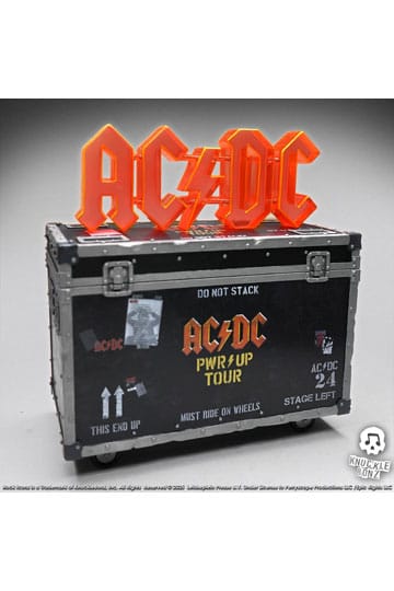 AC/DC Rock Ikonz On Tour-standbeeld PWR UP Tour Road Case