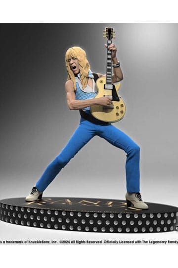 Randy Rhoads IV Rock Iconz Beeld The Early Years Blauwe versie 24 cm
