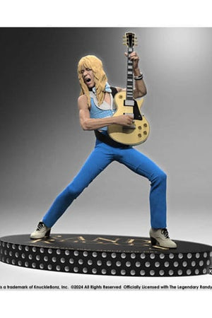 Randy Rhoads IV Rock Iconz Beeld The Early Years Blauwe versie 24 cm