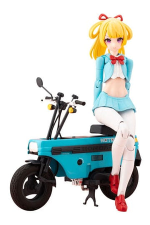 Megami Device Buster Doll-serie kunststof modelbouwset 1/1 Ridder Alice met Honda AB12 Motocompo 15 cm