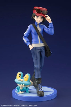 Pokémon ARTFXJ Beeld 1/8 Calem & Froakie 20 cm