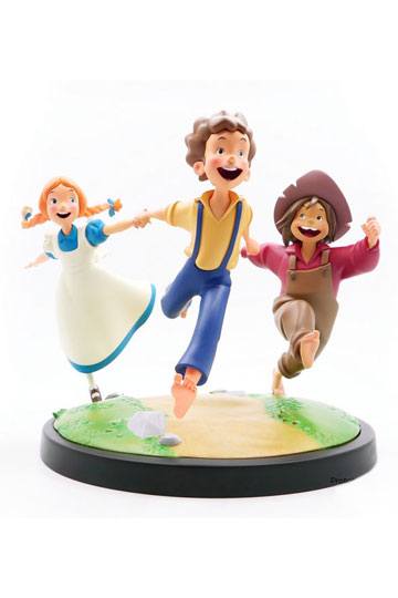 De avonturen van Tom Sawyer geanimeerd! Beeld Tom, Huck & Becky 23 cm