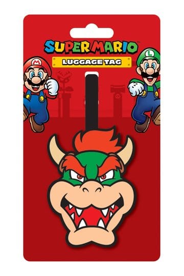 Super Mario-bagagelabel (Bowser)