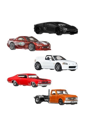 Fast & Furious Hot Wheels Premium gegoten voertuigen 1/64 979P assortiment (10)
