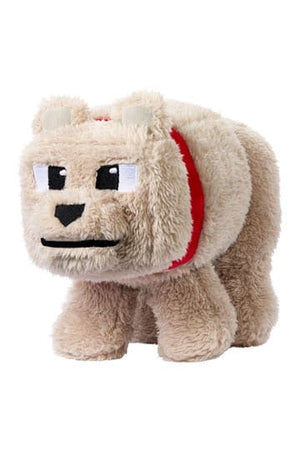 Een Minecraft -film pluche figuur Dennis de wolf 20 cm