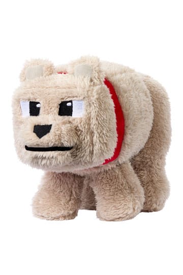 Een Minecraft -film pluche figuur Dennis de wolf 20 cm