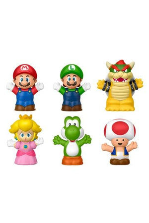 My Mario Little People Collector minifiguur, 6-pack, 7 cm