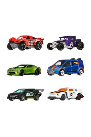 Hot Wheels Silver Series gegoten voertuig 6-pack 1/64 Legends