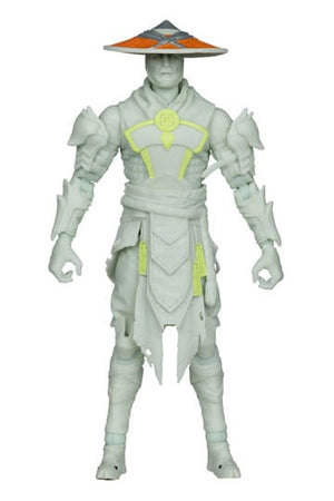 Mortal Kombat -actie Figuur Glow in the Dark Edition Raiden (Gold Label) 18 cm