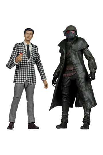Fallout: New Vegas Statue 2-pack Riot Ranger Armor & Benny Survivor 18 cm
