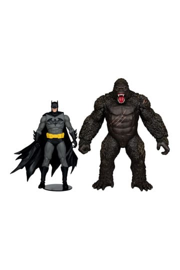 DC Justice League Monsterverse DC Multiverse Action Figures 2-Pack Batman & Kong 29 cm