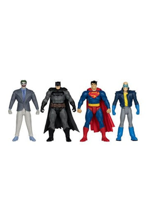 DC Direct Page Punchers Action Figuur 4-Pack Batman & Son of Batman & Superman & Joker 7 CM