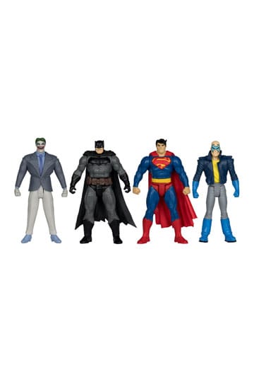 DC Direct Page Punchers Action Figuur 4-Pack Batman & Son of Batman & Superman & Joker 7 CM