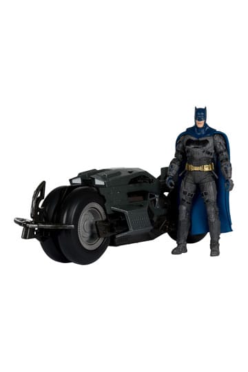 De Flash DC Multiverse Vehicle Batcycle met Batman