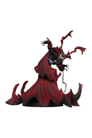 Spawn-standbeeld 1/10 Spawn geïnspireerd door de kunst van Greg Capullo (zwart-wit en rood helemaal) 21 cm