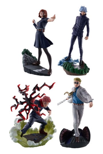 Jujutsu Kaisen Petitrama Series Trading Figuur 3-set Jujutsu Kaisen Series Vol.2 Setn 9 cm