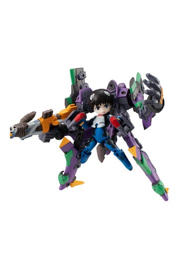 Evangelion Desktop Legerfiguur Shinji Ikari & Evangelion No. 1 Nieuwe Theatrale Editie 15 cm