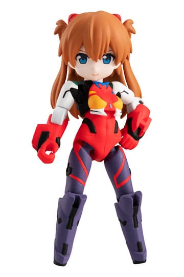 Evangelion Desktop Legerfiguren Shikinami Asuka Langley & Evangelion 2 8 - 15 cm