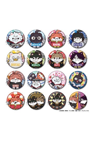 Gintama Mega Cat-project Nyantama! Pins 3 cm Blind Box Assortiment (16)