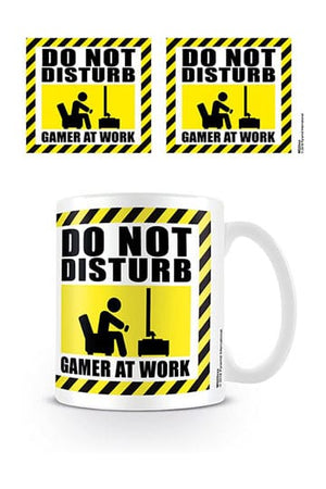Gamer op het werk mok storen niet