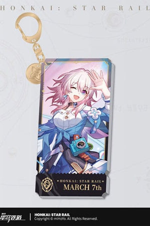 Honkai: Star Rail -personage Acryl Keychain 7 maart 9 cm