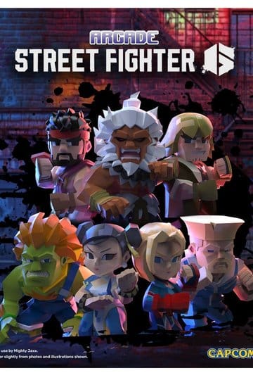 Arcade: Capcom Street Fighter Series 4 inch vinylfiguur blindbox-display (6)