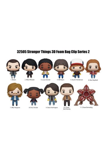 Stranger Things 3D PVC tasclips serie 2 display (24)