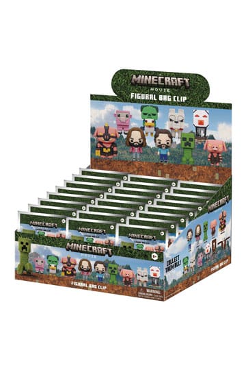 Minecraft 3D PVC-tasclips Serie 1-display (24)