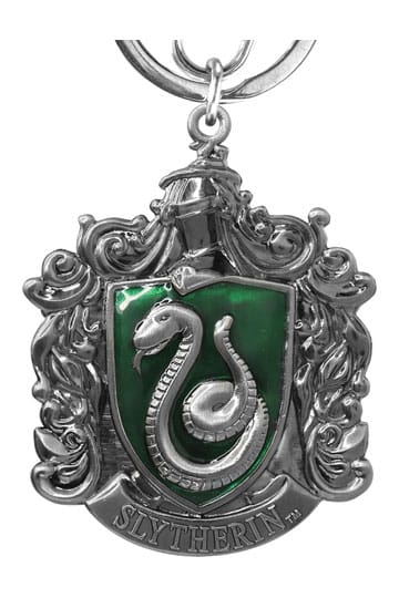 Harry Potter tinnen sleutelhanger Zwadderich Crest