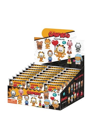 Garfield 3D Foam Tasclips Serie 1 Display (24)