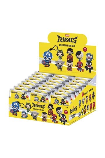 Marvel Rivals 3D Foam Bag Clips Serie 16 Display (24)