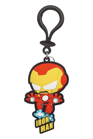 Marvel Soft Touch PVC Bag Clip Iron Man
