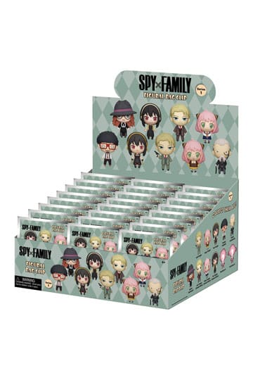 Spy x Family 3D-schuimtasclips Serie 1-display (24)