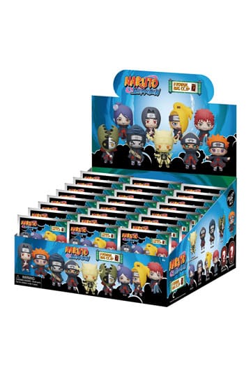 Naruto 3D Foam Bag Clips Serie 7 Display (24)