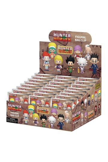 Hunter x Hunter 3D Foam Bag Clips Serie 1 Display (24)