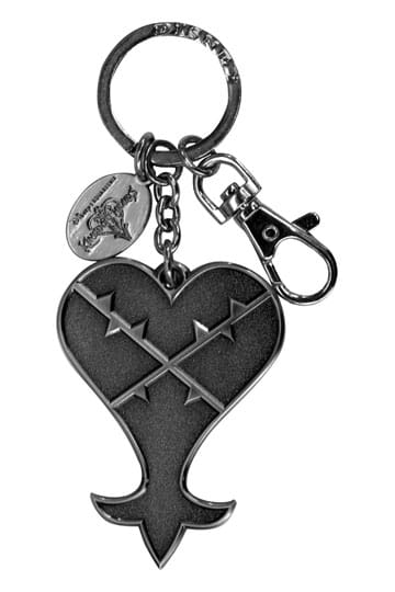 Kingdom Hearts metalen sleutelhanger Harteloos logo