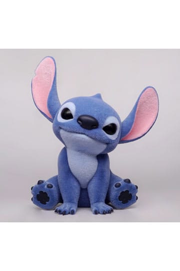 Stitch The Movie Figuur Bank Stitch The Movie (met speciale Flocking) 20 cm