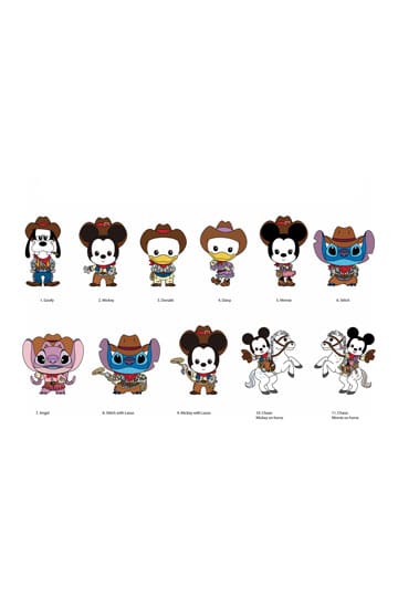 Disney Classic Western 3D Foam Bag Clips Serie 72 Display (24)