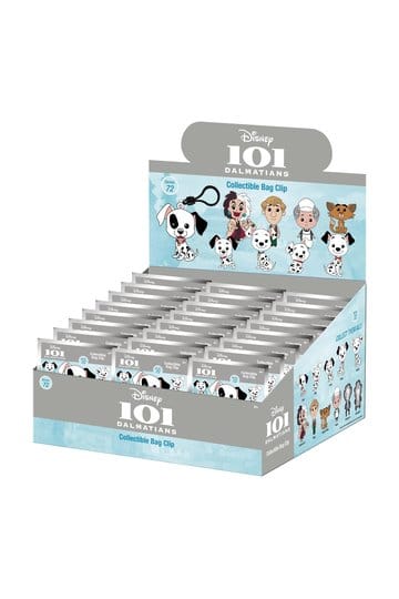 Honderd en één Dalmatiërs 3D Foam Bag Clips Serie 72 Display (24)