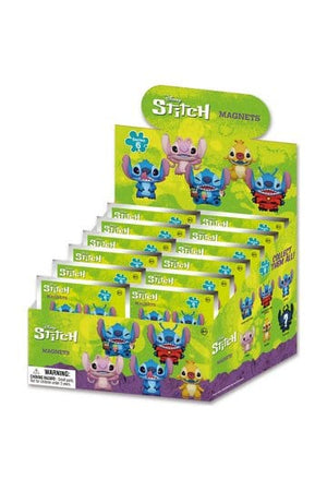 Lilo & Stitch 3D-magneten Stitch Series 6 Blind Pack-display (12)